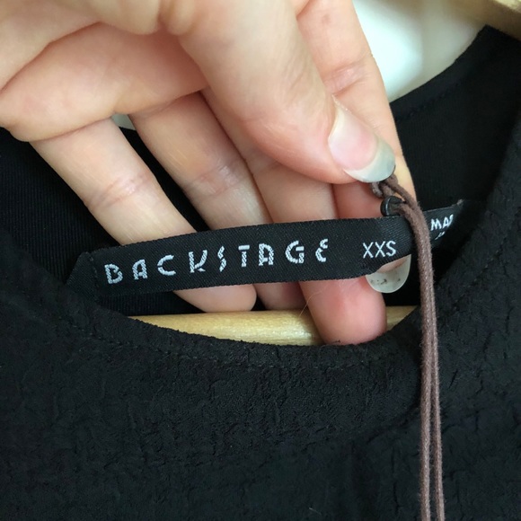 NWT Backstage Black Dress size XXS - Picture 11 of 11